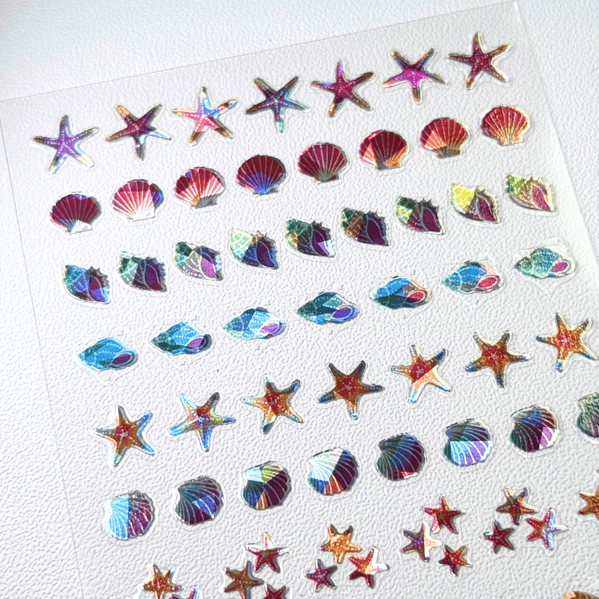 By the Seashore (MS-105) - Nail Art Sticker