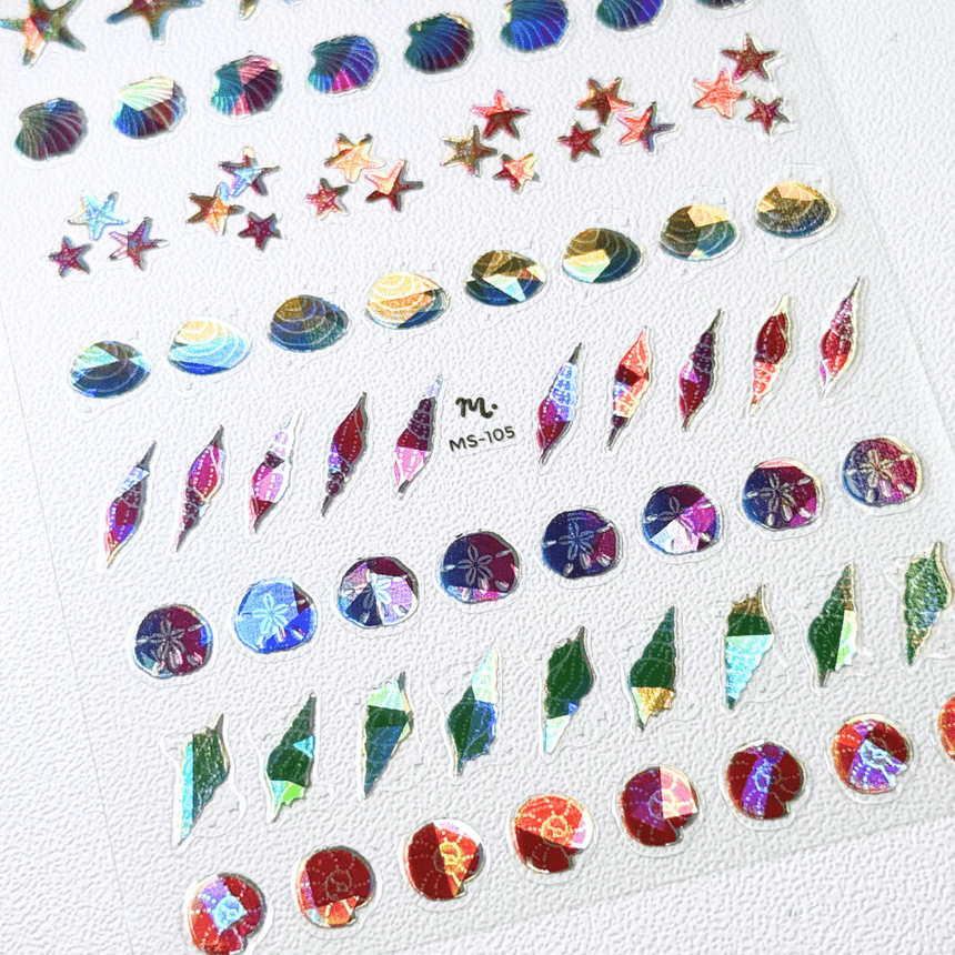 By the Seashore (MS-105) - Nail Art Sticker
