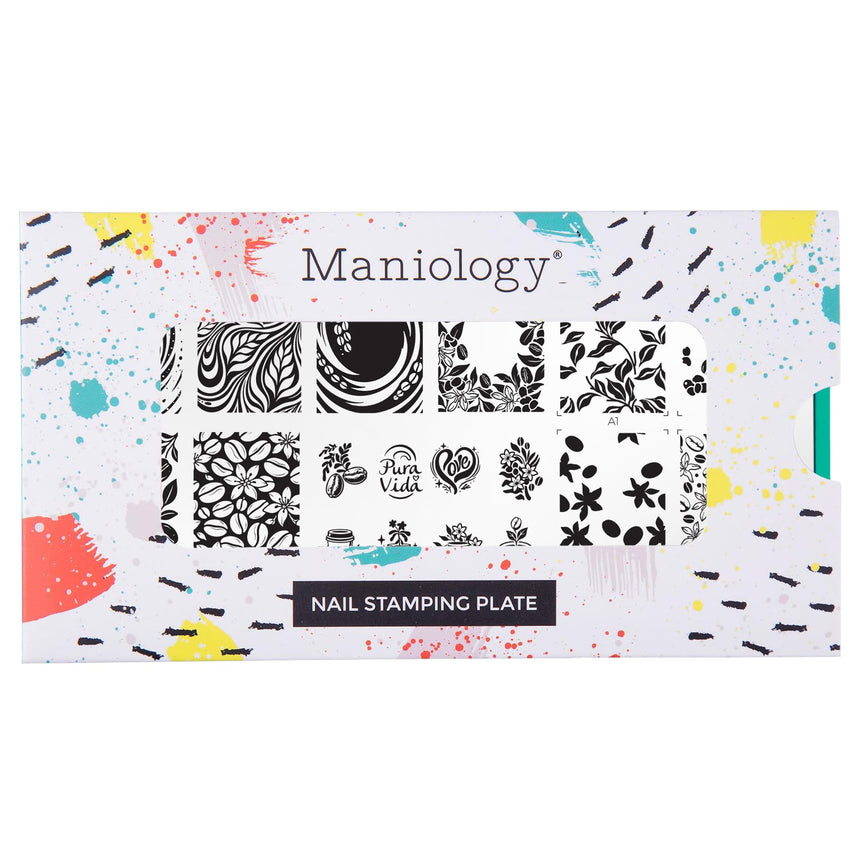 Cafe Con Leche (M726) - Nail Stamping Plate