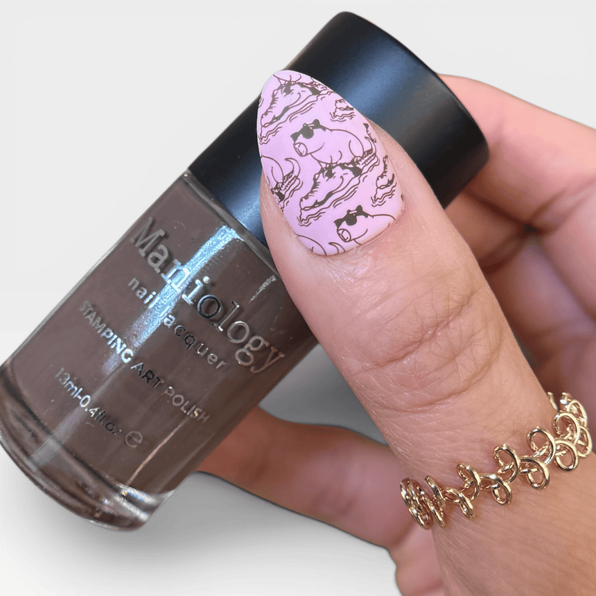 Capy Chill (M694) - Nail Stamping Plate