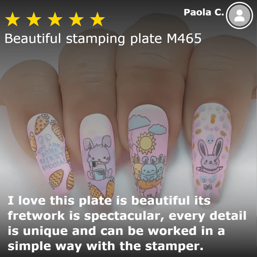 Carrot Patch (M465) - Nail Stamping Plate