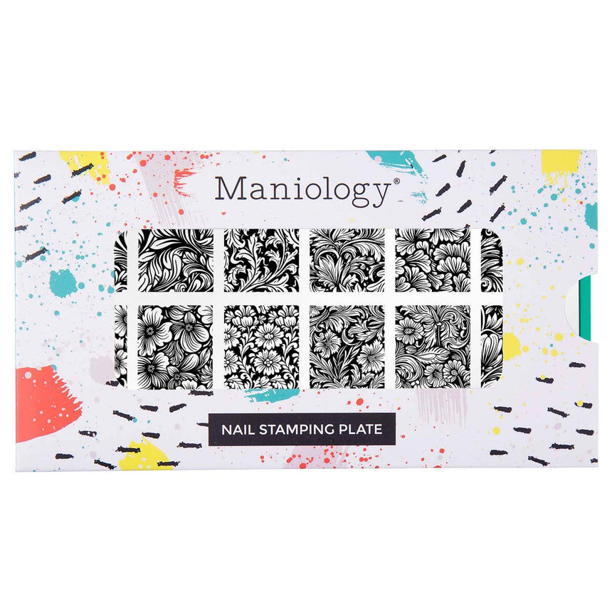 Carved Motifs (M654) - Nail Stamping Plate