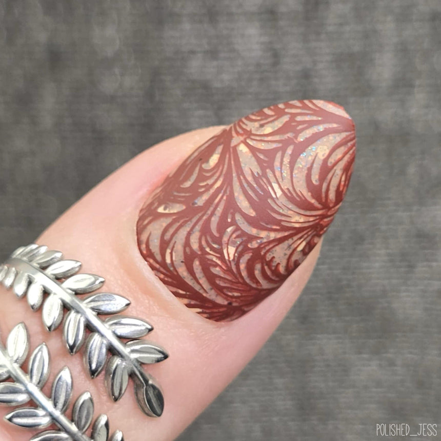 Carved Motifs (M654) - Nail Stamping Plate