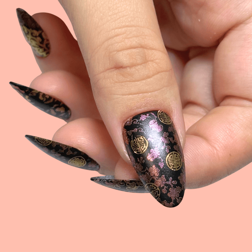 Ceremony Chic (M691) - Nail Stamping Plate