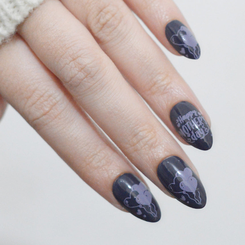 Cherished (M565) - Nail Stamping Plate