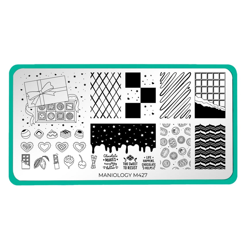 Chocolatier (M427) - Nail Stamping Plate