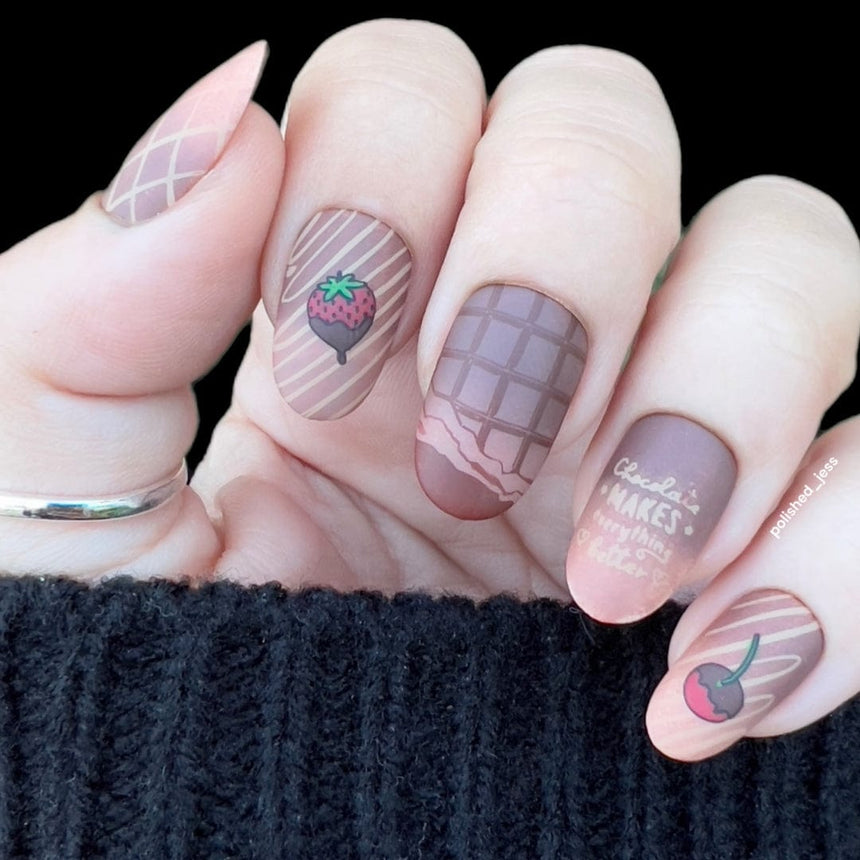 Chocolatier (M427) - Nail Stamping Plate