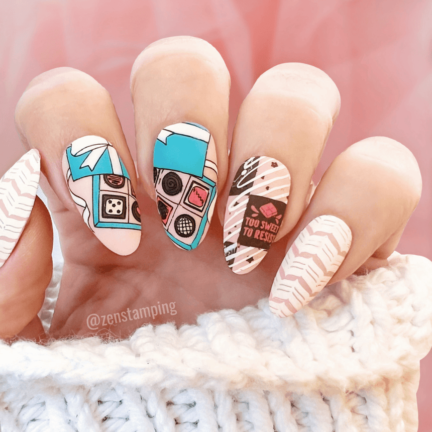 Chocolatier (M427) - Nail Stamping Plate