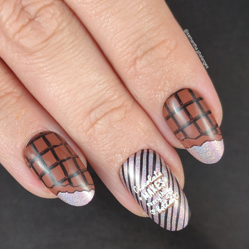 Chocolatier (M427) - Nail Stamping Plate