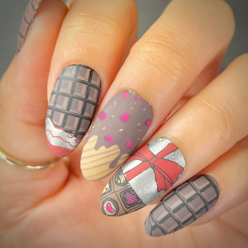 Chocolatier (M427) - Nail Stamping Plate