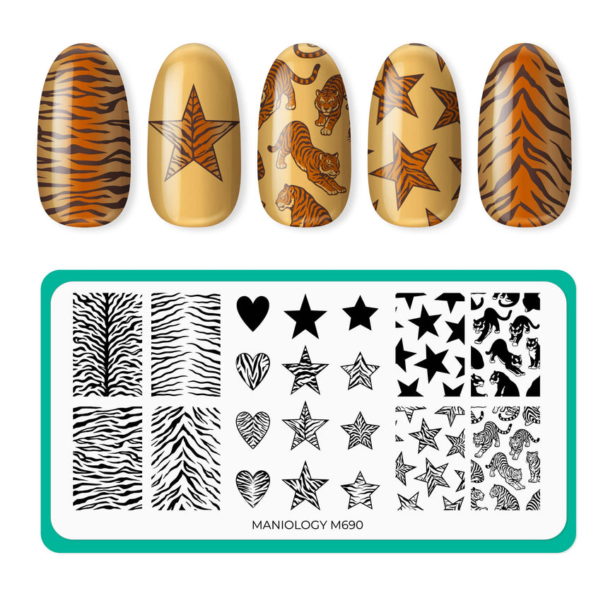 Clawed and Dangerous (M690) - Nail Stamping Plate