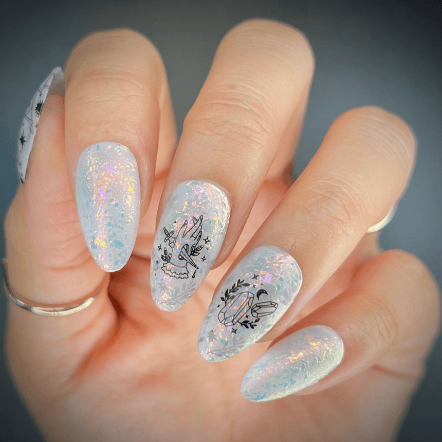 CLEARANCE - Magical Tarot (M365) Nail Stamping Plate With Slight Misprint