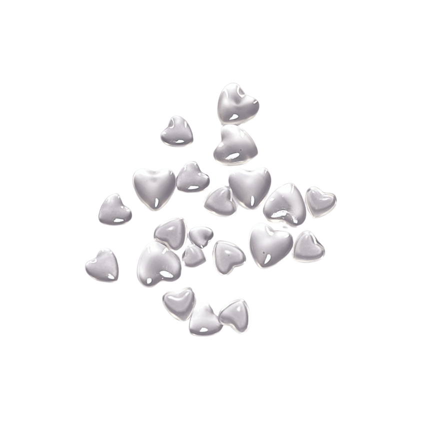 Color-changing heart studs