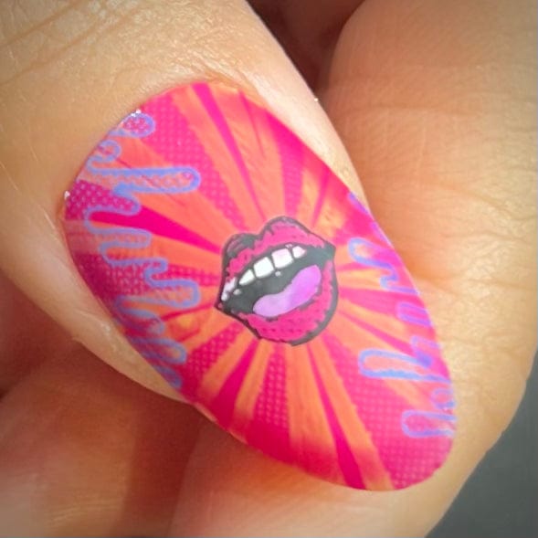 Comic Strip (M407) - Nail Stamping Plate