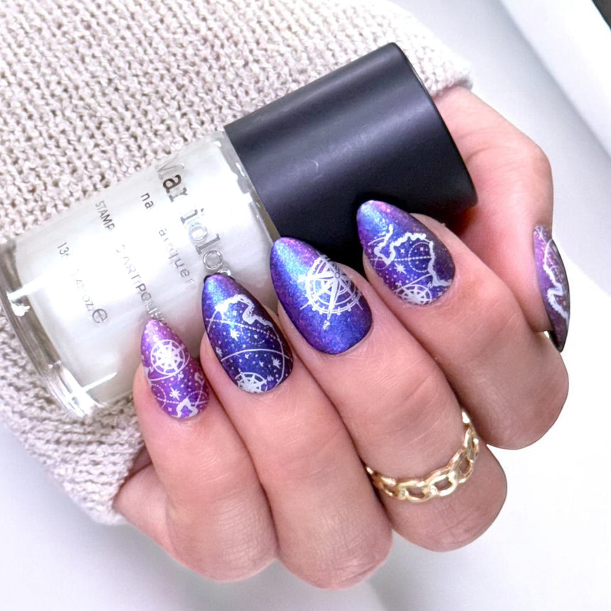 Compass Quest (M601) - Nail Stamping Plate