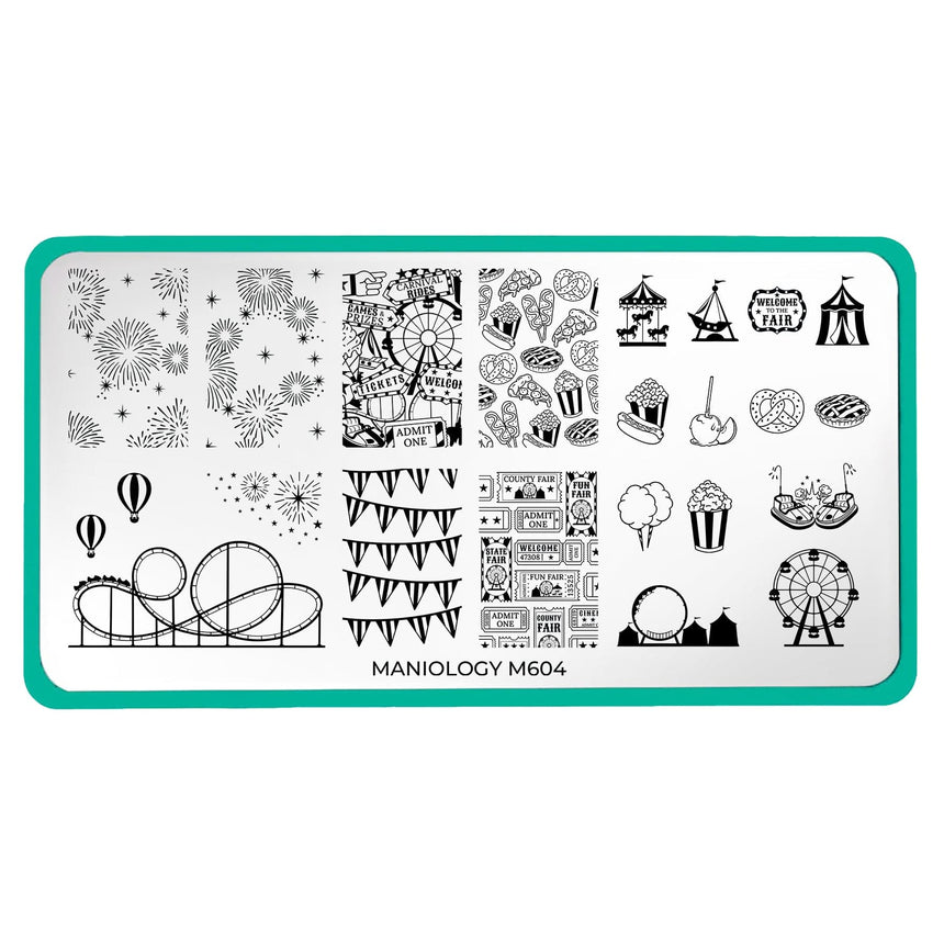 County Fair (M604) - Nail Stamping Plate