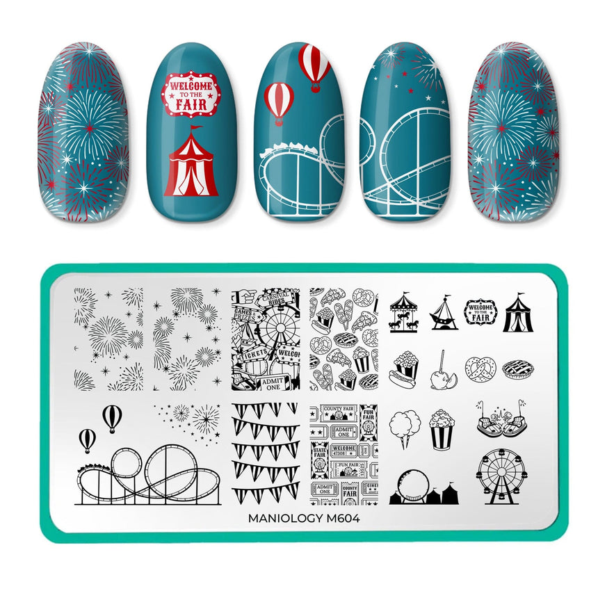 County Fair (M604) - Nail Stamping Plate