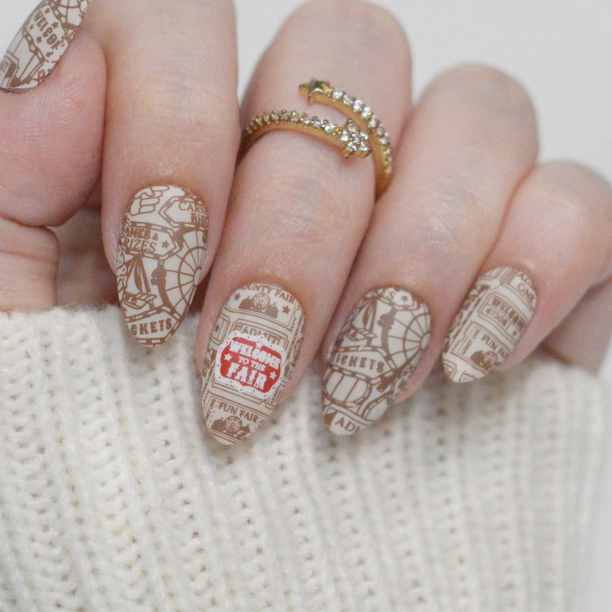 County Fair (M604) - Nail Stamping Plate