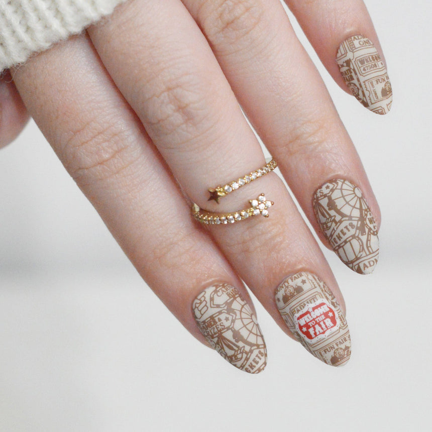 County Fair (M604) - Nail Stamping Plate