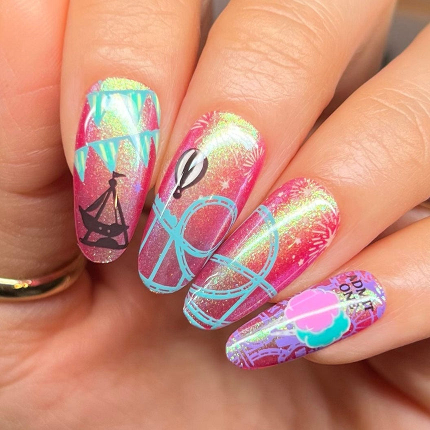 County Fair (M604) - Nail Stamping Plate