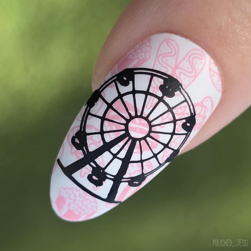 County Fair (M604) - Nail Stamping Plate