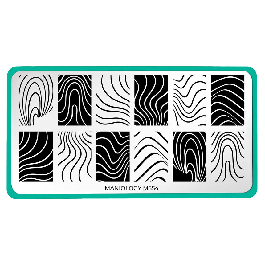 Couture Lines (M554) - Nail Stamping Plate