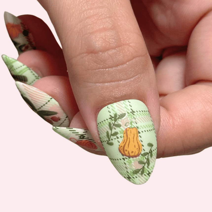 Crisp & Cozy (MS-140) - Nail Art Sticker