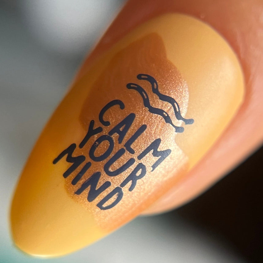 Critter Asanas (M433) - Nail Stamping Plate