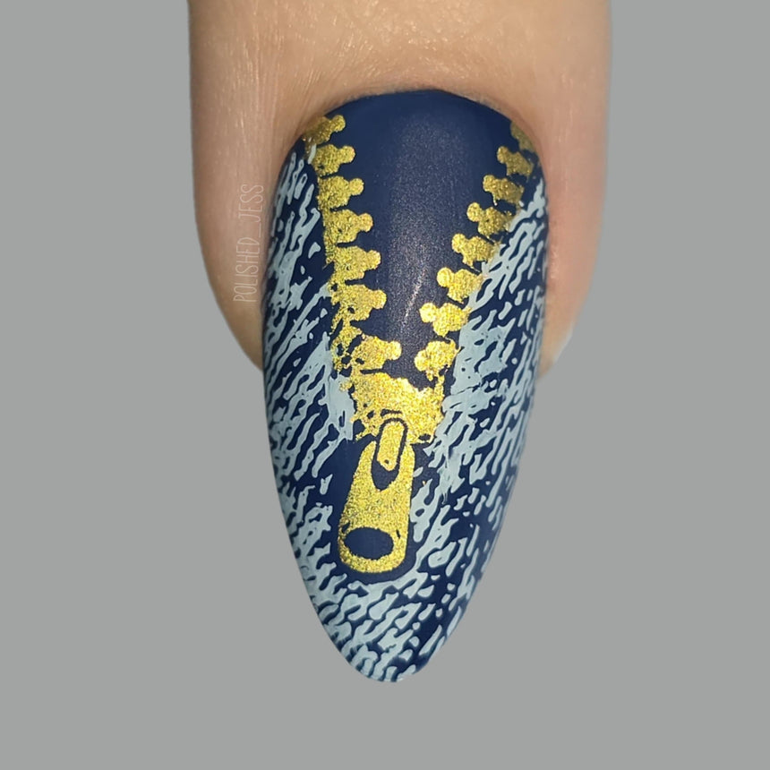 Cute Jeans (M631) - Nail Stamping Plate