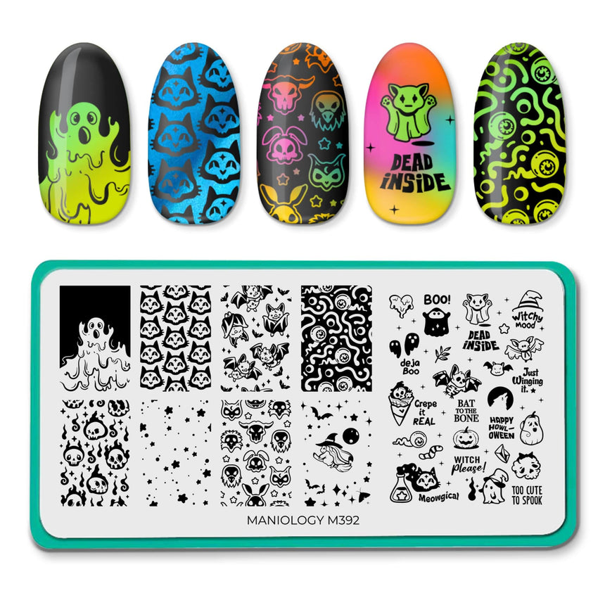 Deja Boo! (M392) - Nail Stamping Plate