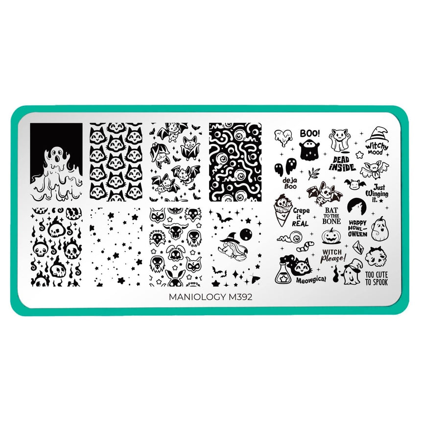 Deja Boo! (M392) - Nail Stamping Plate