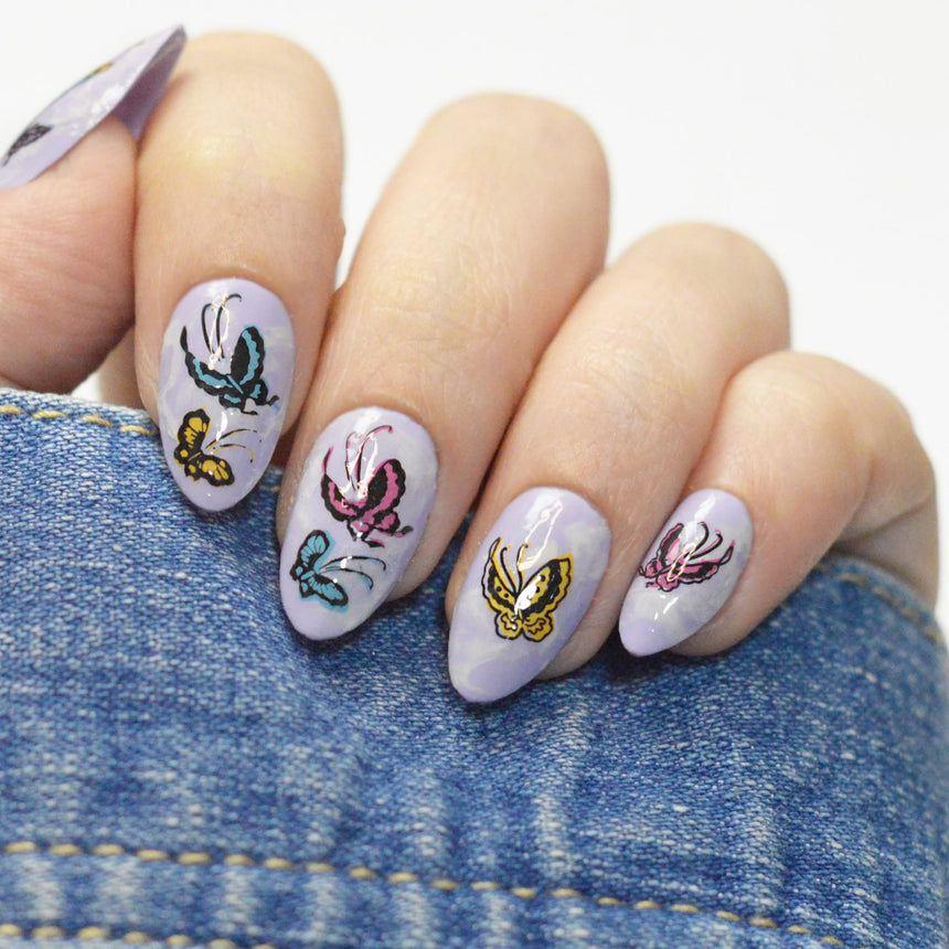 Delicate Wings (M693) - Nail Stamping Plate