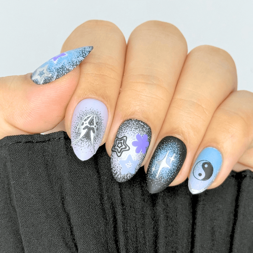 Digital Footprint (MS-121) - Nail Art Sticker