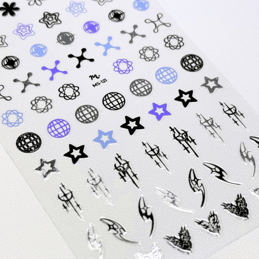 Digital Footprint (MS-121) - Nail Art Sticker