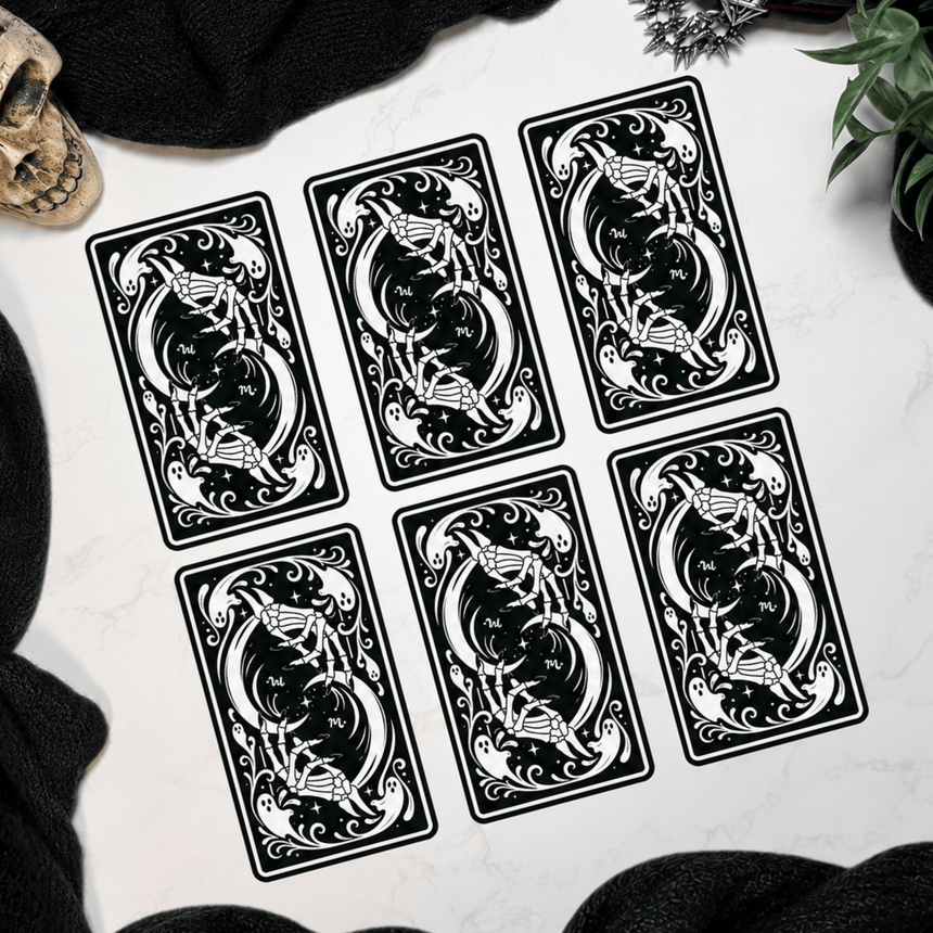 Digital Halloween Nail Art Challenge Cards