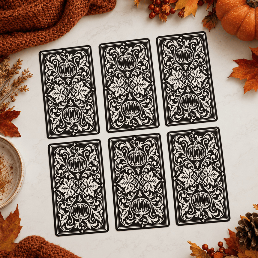 Digital Thanksgiving Nail Art Challenge Cards