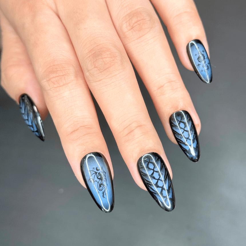 Dragon Heart (M577) - Nail Stamping Plate