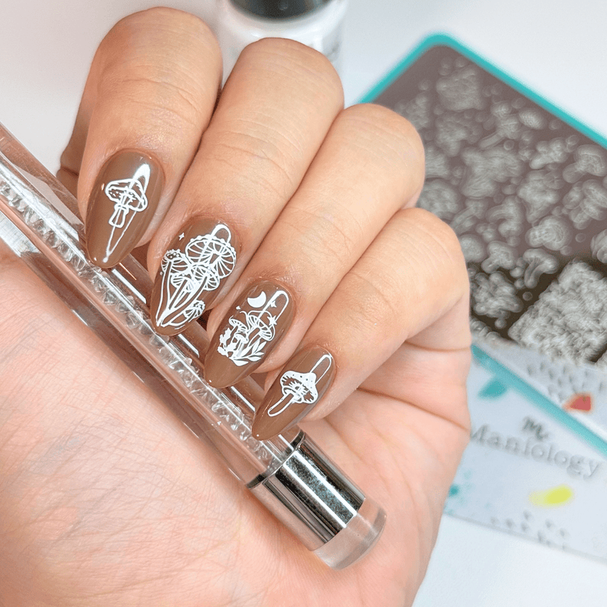 Dual-Ended Pencil Stamper/Clean-Up Brush with Replacement Silicone Stamper Head