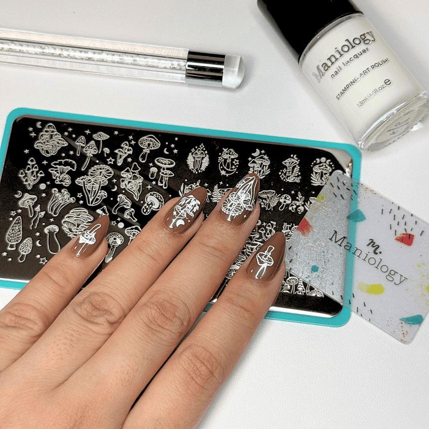 Dual-Ended Pencil Stamper/Clean-Up Brush with Replacement Silicone Stamper Head