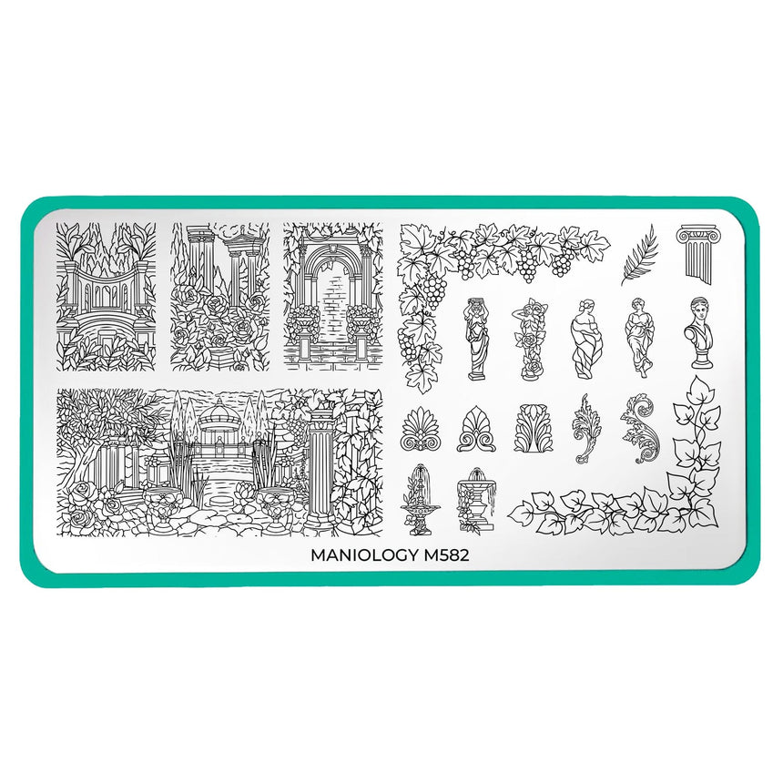 Elysian Escape (M582) - Nail Stamping Plate