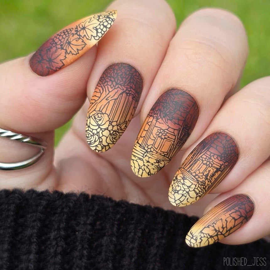 Elysian Escape (M582) - Nail Stamping Plate