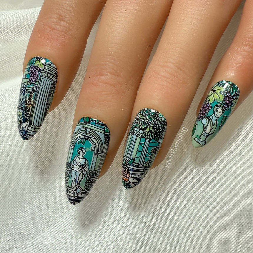 Elysian Escape (M582) - Nail Stamping Plate