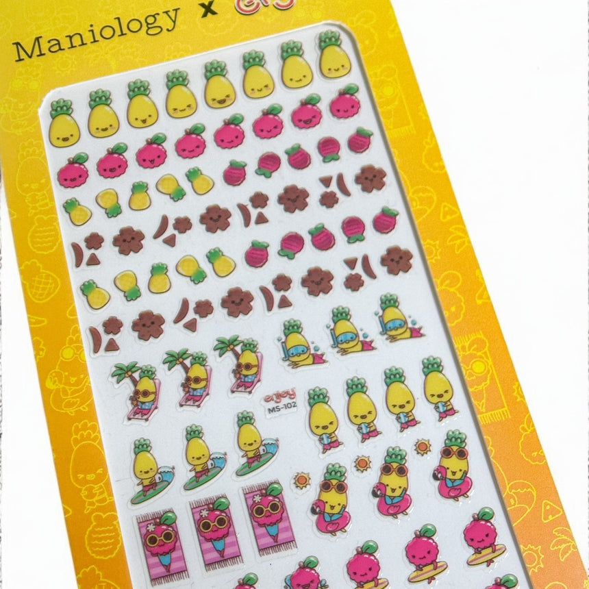 Enjoy Snacks x Maniology - Snacks Heaven Nail Art Sticker