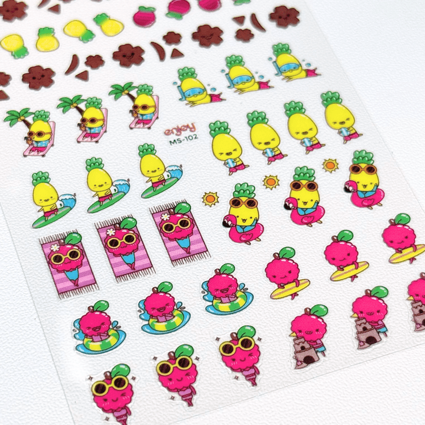Enjoy Snacks x Maniology - Snacks Heaven Nail Art Sticker