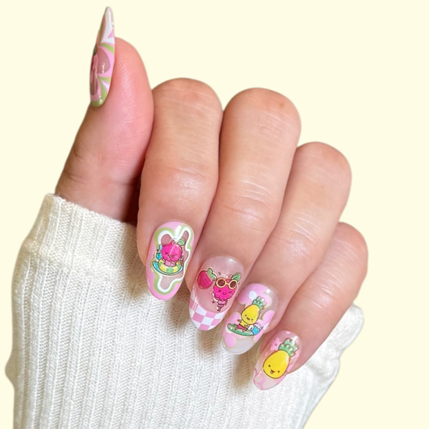 Enjoy Snacks x Maniology - Snacks Heaven Nail Art Sticker