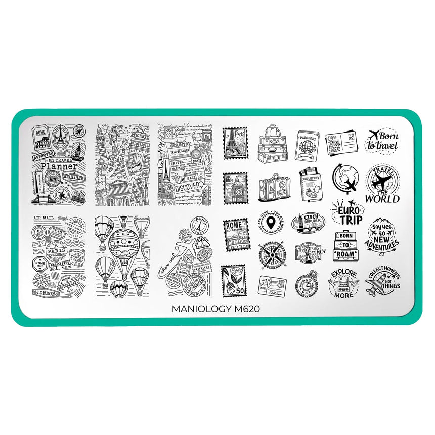 Eurotrip (M620) - Nail Stamping Plate