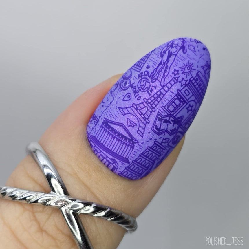 Eurotrip (M620) - Nail Stamping Plate