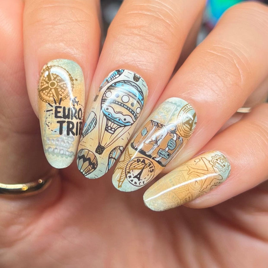 Eurotrip (M620) - Nail Stamping Plate
