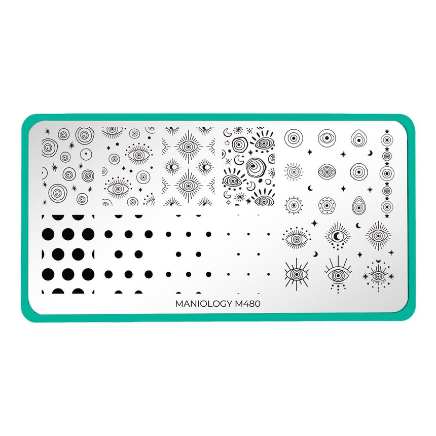 Evil Eye (M480) - Nail Stamping Plate