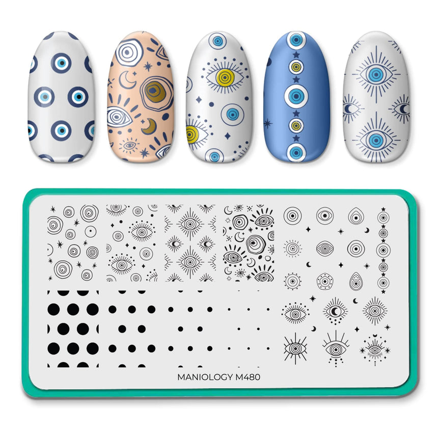 Evil Eye (M480) - Nail Stamping Plate